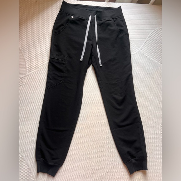 Figs Pants - Figs Black Technical Collection Joggers